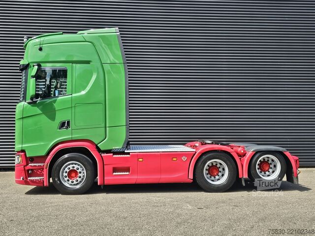 MTS standard Scania S660 V8 6X2 BOOGIE / RETARDER / FULL AIR / 2 TANKS