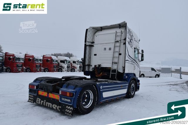 Standaard trekker SCANIA R500 V8 Topline 2 Leiter-Hydraulik Standklima
