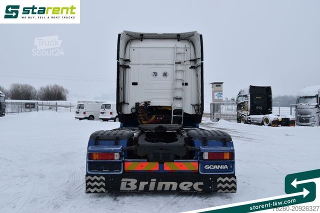 Standaard trekker SCANIA R500 V8 Topline 2 Leiter-Hydraulik Standklima