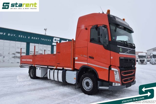 Araba taşıyıcı kamyon VOLVO FH460 Gföllner Pritschenaufbau Vollluftfederung