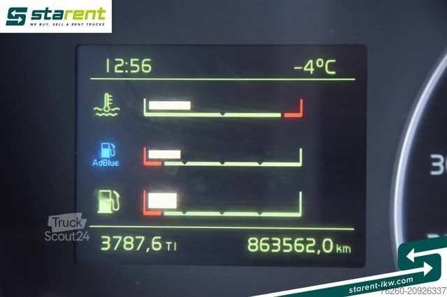 Araba taşıyıcı kamyon VOLVO FH460 Gföllner Pritschenaufbau Vollluftfederung