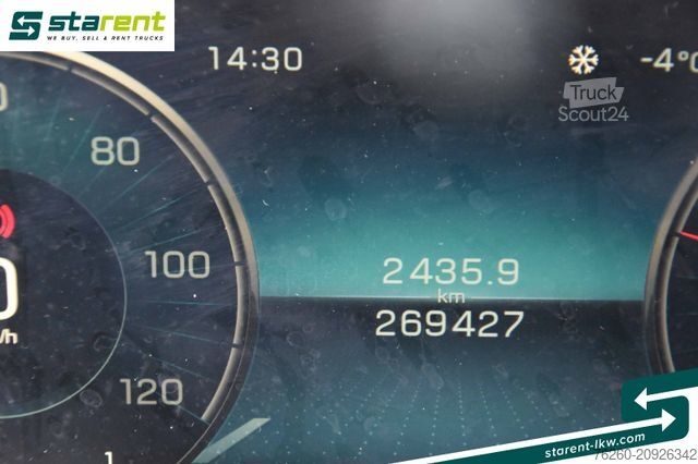 Volumen SZM MERCEDES-BENZ Actros 1846 Low Deck Öl-Retarder Standklima ACC