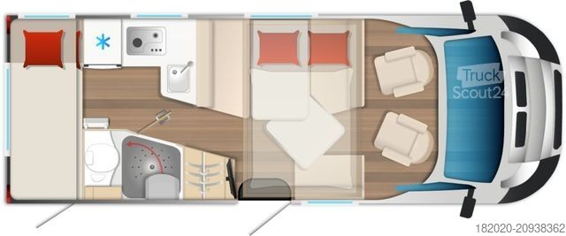 Teilintegriertes Wohnmobil BÜRSTNER Campeo TD 676 G UVP 94.850 ¤