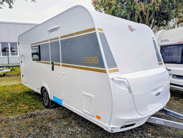 Wohnwagen BÜRSTNER B66 480 TK AUFLASTUNG 1700KG,ETAGENBETTEN