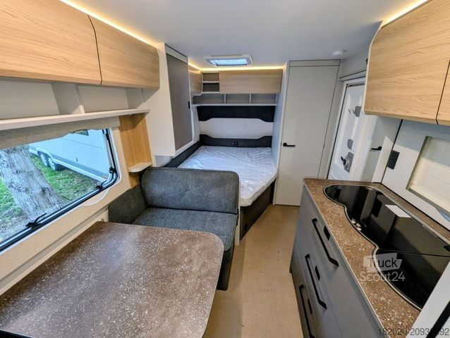 Wohnwagen BÜRSTNER B66 480 TK AUFLASTUNG 1700KG,ETAGENBETTEN