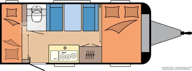 Husvagn HOBBY OnTour 470 KMF (12) Mover, Fahrradtr.