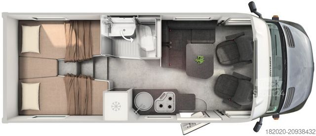 Polointegrovaný obytný vůz HYMER/ERIBA ML-T 570 CrossOver 18" ALU DELTA,ALLRAD,190PS uv