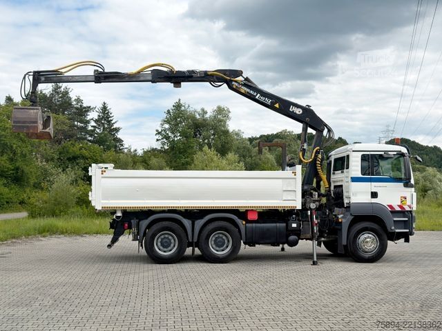 Γερανός τοποθετημένος σε φορτηγό MAN TGS 26.440*KIPPER 5,20 m + LHO L140NZ * 6x4 *TOP