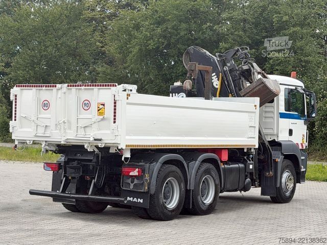 Γερανός τοποθετημένος σε φορτηγό MAN TGS 26.440*KIPPER 5,20 m + LHO L140NZ * 6x4 *TOP