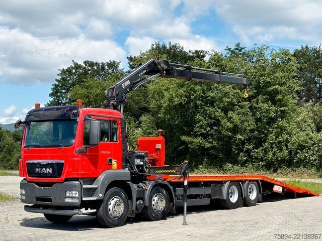 Autotransporter MAN TGS 35.360* Abschleppwagen 7,80m * KRAN/ FUNK