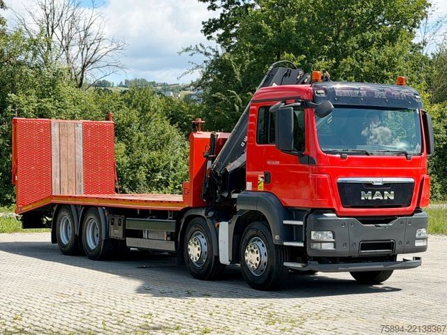 Autotransporter MAN TGS 35.360* Abschleppwagen 7,80m * KRAN/ FUNK