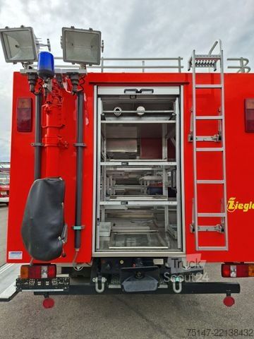 Camion caisson MERCEDES-BENZ 1117 Gerätewagen GW Feuerwehr Stromerzeuger
