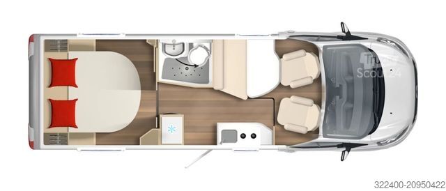 Autorulotă semi-integrată BÜRSTNER Lineo T 700 AUTOMATIK