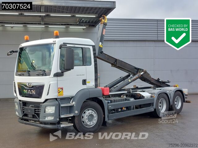 Sistema de braço de gancho MAN TGX 28.460 6X2 MArrel AL 20 S56 containersystem...