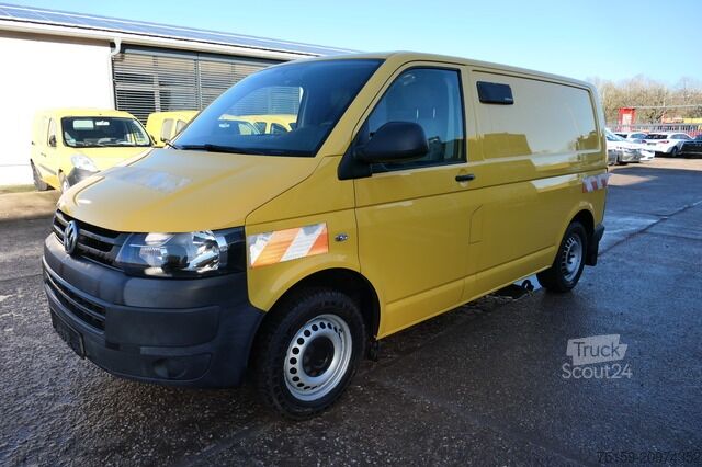 Panelinis furgonas Volkswagen T5 Transporter 2.0 TDI 2-Sitzer AHK EURO-5 CoC Standheizung - Werkstatteinbau