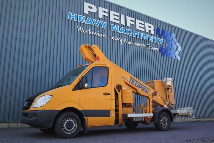 Op vrachtwagen gemonteerd platform Teupen EURO B16T As-Is, Driving Licence B/3, Diesel, 16m