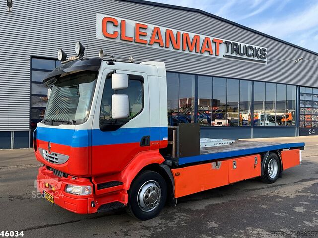 Fourgon porte-voitures Renault MIDLUM 240-12 Autotransporter met oprijrampen