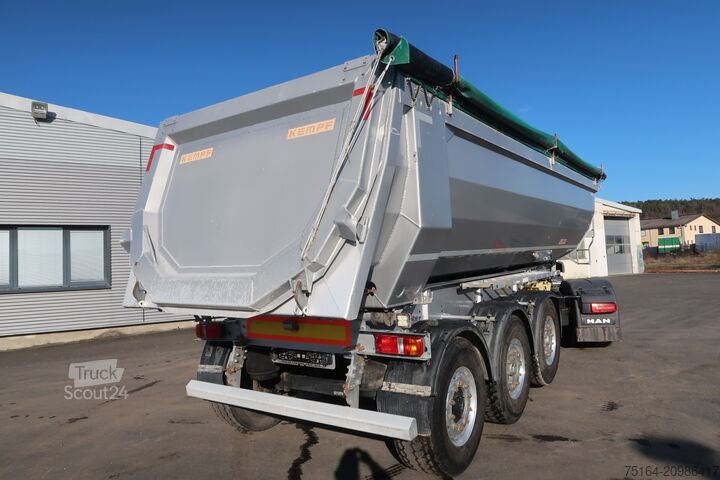 Kippers oplegger KEMPF SKM 35/3 AR Alurundmulde