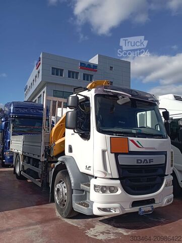 Grue montée sur camion DAF LF 18T LF 320 CV con gru EFFER