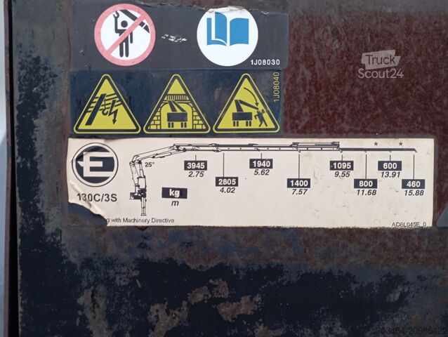 Grue montée sur camion DAF LF 18T LF 320 CV con gru EFFER