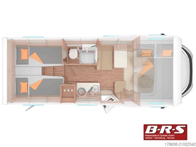 Alkoof camper WEINSBERG CaraHome 650 MEG, Isofix, Care-Drive, Arktis uvm