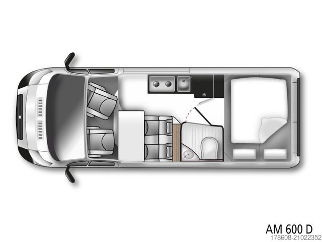 Camping-car WESTFALIA Admundsen, TV, SAT, Solar, Alarm, F-Träger