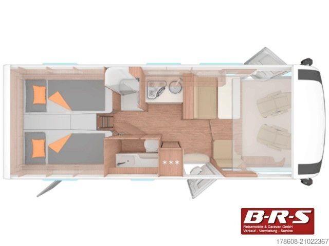 Camping-car intégral WEINSBERG CaraCore 700 MEG, 180PS, Auto, Solar, Alarm TV