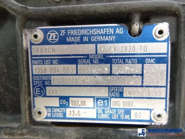 Chassis cabine MAN TGS 33.360 6x4 chassis Euro 2 new/unused