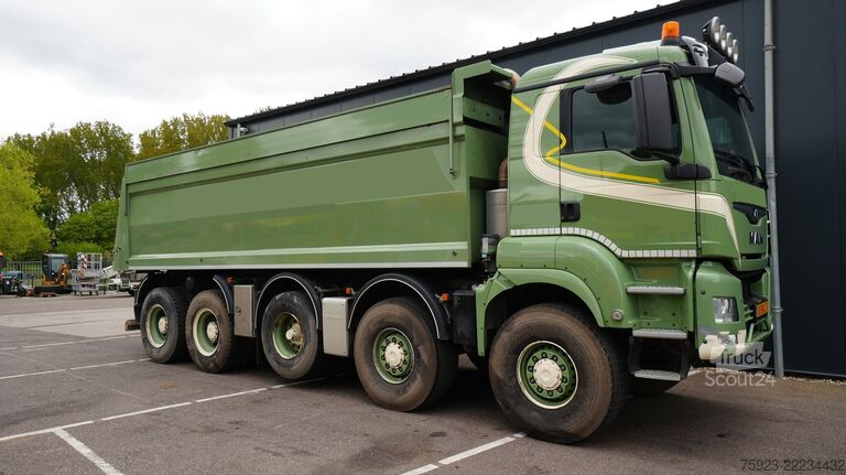 شاحنة قلابة MAN TGS 49.500 10X8 Tipper 219.400km