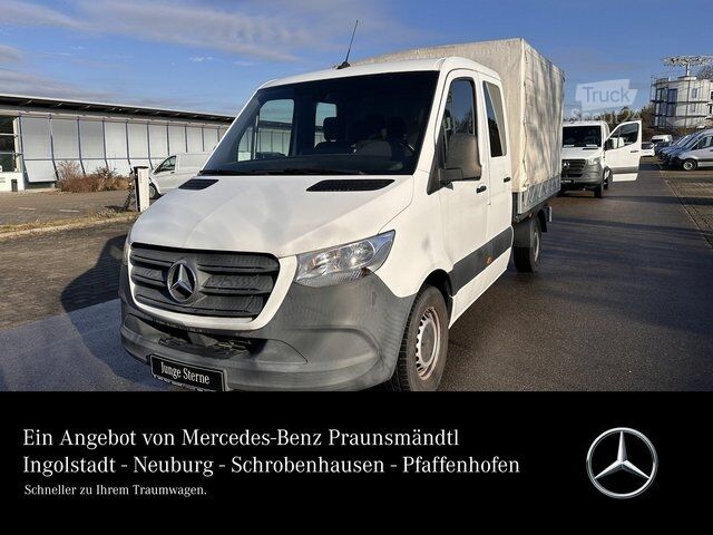 Schuifzeil bestelwagen MERCEDES-BENZ Sprinter 314 CDI+Doka+Lang+Klima+Plane+MBUX+