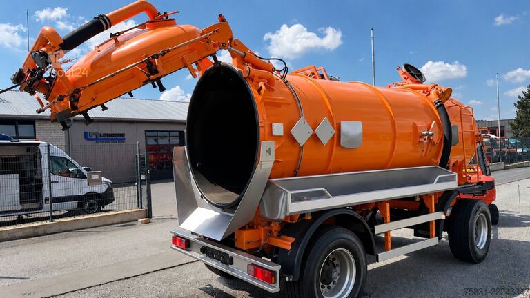 Tartálykocsi pótkocsi ASSMANN Assmann 12m³ Saug u.Druck INOX V4A +ADR/GGVS