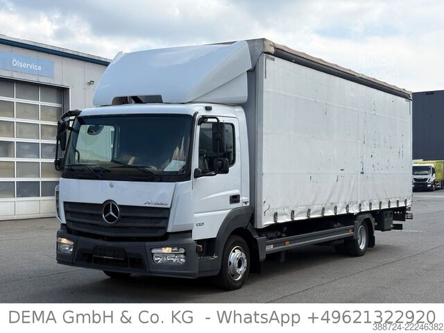 Furgon cu prelată laterală MERCEDES-BENZ Atego 818*E6a*LBW*Klima*XL Zertifikat*TÜV*