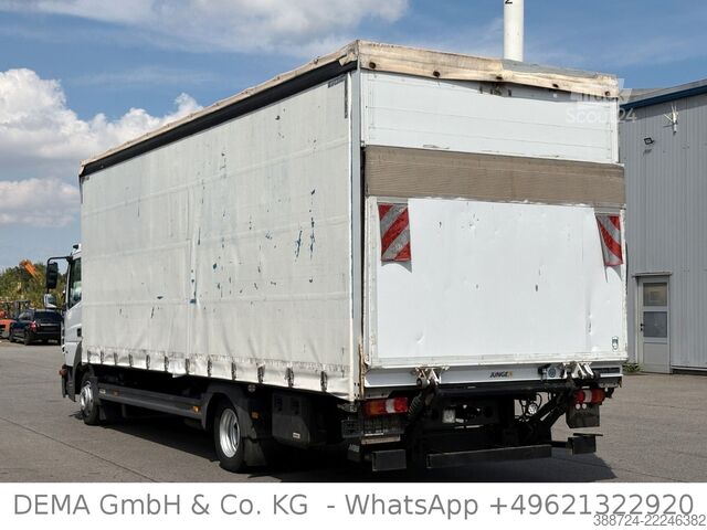 Furgon cu prelată laterală MERCEDES-BENZ Atego 818*E6a*LBW*Klima*XL Zertifikat*TÜV*