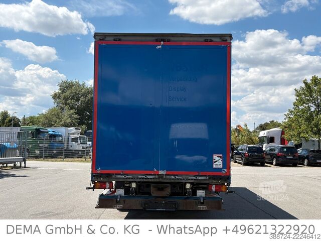 Plattewagen met zeil MAN TGM 15.290*E6b*LBW*Klima*Navi*Edschaverdeck*
