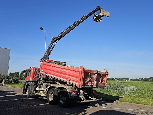 Wywrotka z dźwigiem SCANIA P410 HIAB XS122