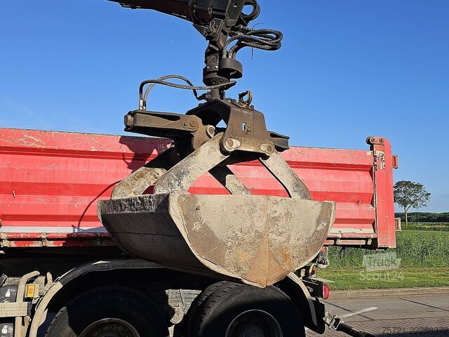 Camião basculante com grua SCANIA P410 HIAB XS122