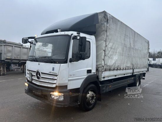 Tenteli düz yataklı kamyon MERCEDES-BENZ ATEGO 1524 PLANE, AUTOMATIK, E6, LBW