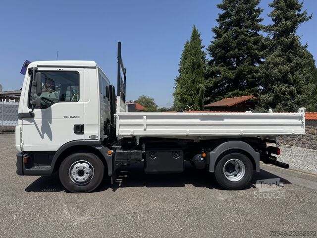 TGL 8.220 Meiller 3-vejs tipper, 2x anhængertræk (AHK) MAN TGL 8.220 Meiller 3. S.-Kipper, 2x AHK