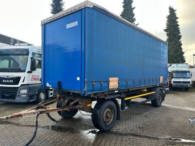 Open trailer with tarp KÖGEL AW 18 mit Pritsche Edscha BPW ET 120