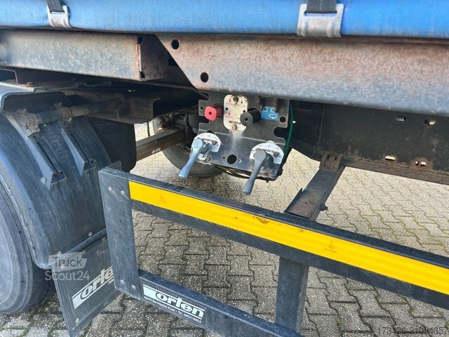 Open trailer with tarp KÖGEL AW 18 mit Pritsche Edscha BPW ET 120