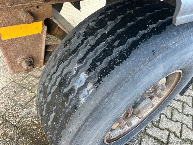 Open trailer with tarp KÖGEL AW 18 mit Pritsche Edscha BPW ET 120