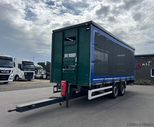 Open trailer with tarp SCHMITZ CARGOBULL Stehmann ZZ18 / Tandem / Hubdach / SAF