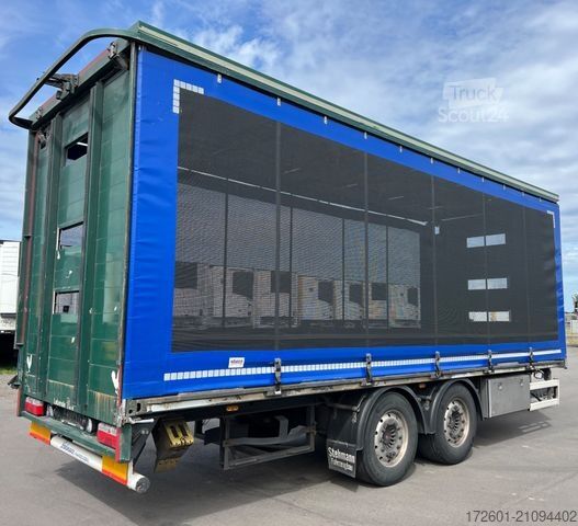 Open trailer with tarp SCHMITZ CARGOBULL Stehmann ZZ18 / Tandem / Hubdach / SAF