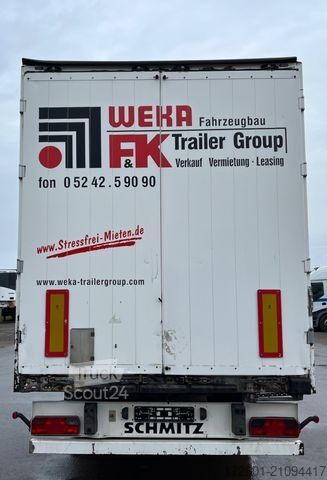 Box semitrailer SCHMITZ CARGOBULL SKO24 / Trockenkoffer / Koffer  / SAF / Lift