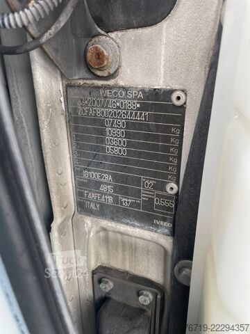 Skåpbil IVECO Eurocargo 80E19 Koffer/LBW 1.Hand