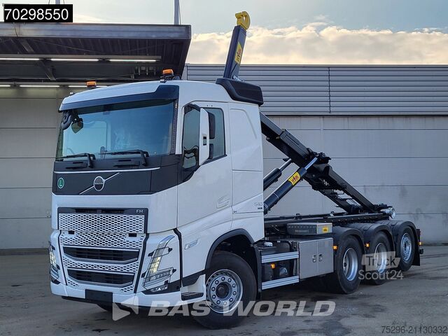 Containertransport (haakarmsysteem) Volvo FH 540 8X4 NEW! HYVA 30-62 Heavy-Duty Lift-Stee...