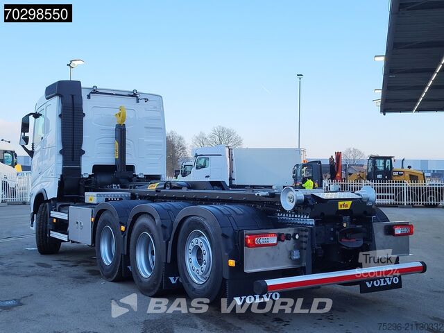 Containertransport (haakarmsysteem) Volvo FH 540 8X4 NEW! HYVA 30-62 Heavy-Duty Lift-Stee...