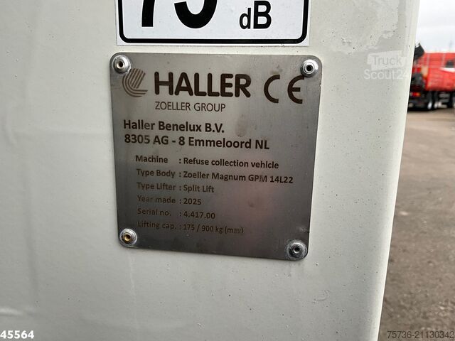 Vozilo za prikupljanje otpada DAF FAG XB 260 Zoeller GPM 14m³