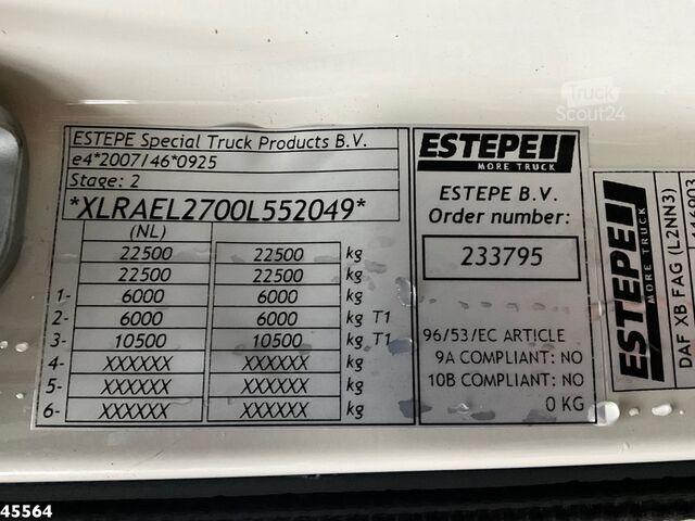 Vozilo za prikupljanje otpada DAF FAG XB 260 Zoeller GPM 14m³