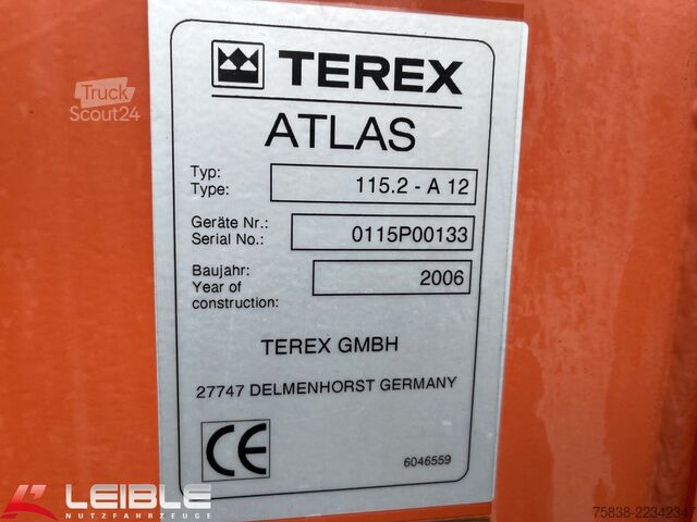 Prikolica sa zamjenjivim sandukom  Ferro Container*Atlas Kran*Schrottgreifer*23m³